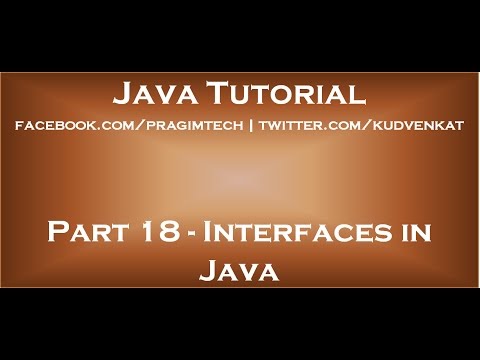 Interfaces in Java