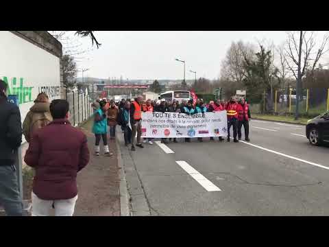 Cortège manifestation contre réforme des retraites Angoulême 7 mars 2023