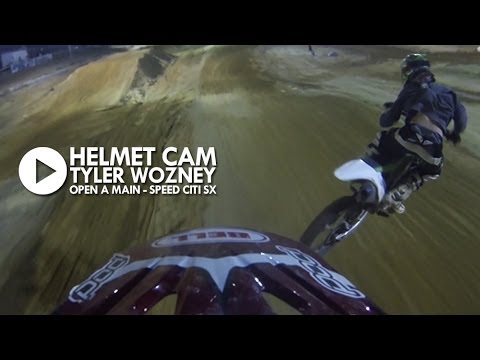HELMET CAM: Tyler Wozney - Open A Main Event / Speed Citi Supercross