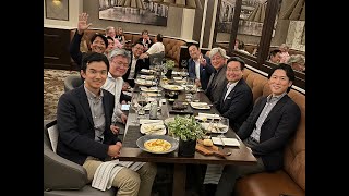 シカゴ三田会幹事会　お世話になったVIPの送別会