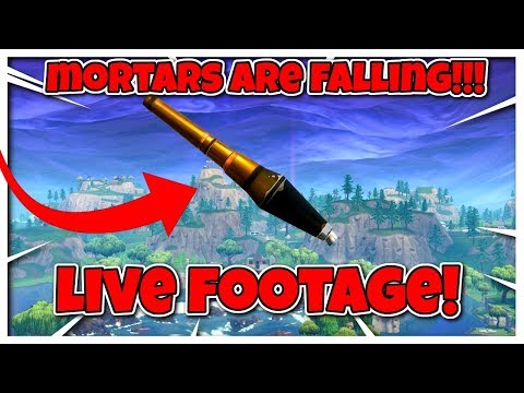 🔴MORTARS HAVE JUST STARTED FALLING FROM THE SKY IN FORTNITE!! | ACTUAL FOOTAGE!!