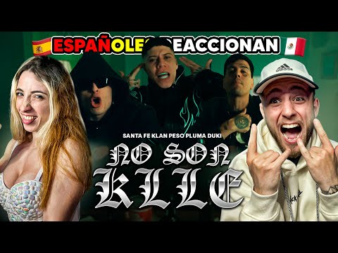 ESPAÑOLES REACCIONAN a NO SON KLLE de SANTA FE KLAN, PESO PLUMA y DUKI *BRUTAL*
