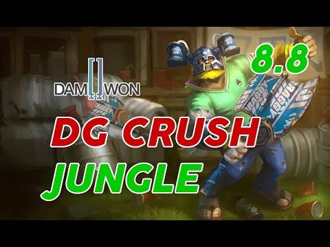 DAMWON Gaming Crush Play Olaf Jungle Patch 8.8