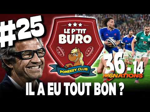 🏉#25 || Le Ptit BURO 🍻 || Retour sur FRANCE-IRLANDE et Mathieu RAYNAL en INVITÉ exceptionnel !