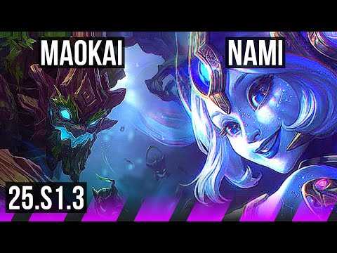 MAOKAI & Varus vs NAMI & Lux (SUP) | EUW Master | 25.S1.3