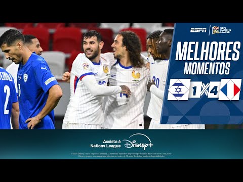 Gols e lances de Israel x França