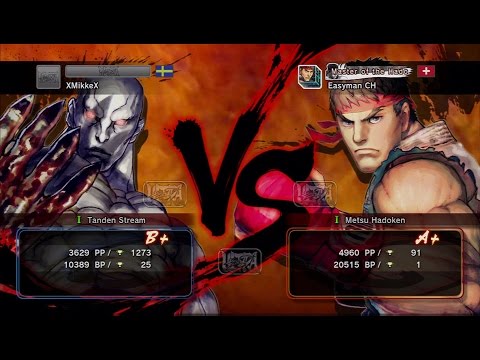 XMikkeX [Seth] vs Easyman CH [Ryu] USF4