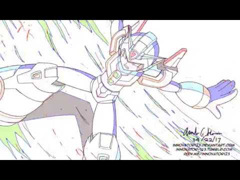 Megaman X4 - X vs, Magma Dragoon (IB Test)