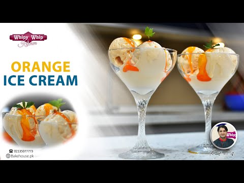 YUMMY ORANGY ORANGE ICE CREAM BY MILKYZ FOOD