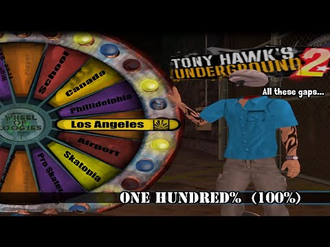 Tony Hawk's Underground 2 100% Speedrun in 1:45:28 [WR 6/11/24]