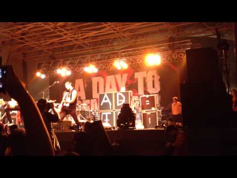 A Day to Remember performing City of Ocala at Big Ticket