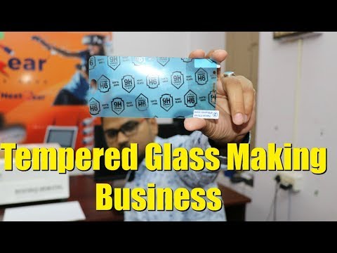 Mobile Tempered Glass Protector Making