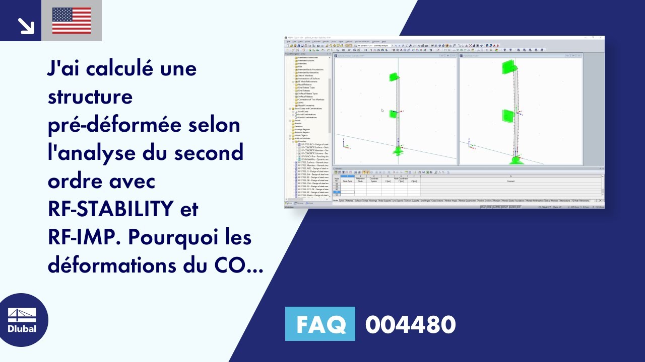 [EN] FAQ 004480 | Ich habe mit RF-STABIL und RF-IMP eine vorverformte Struktur nach Theorie II. O...