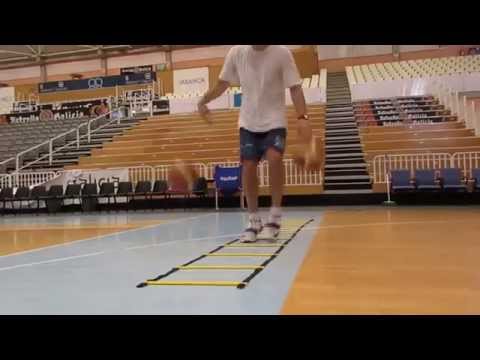 Entrenamiento de bote de Alex López en el Breogan