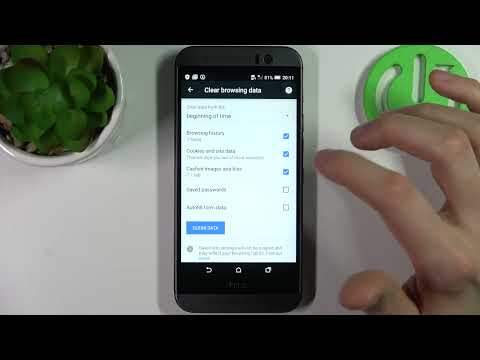How to clear browser history on HTC One M9E | Clearing browser history on HTC One M9E