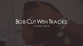 MS Salon Work|| Bob with tracks