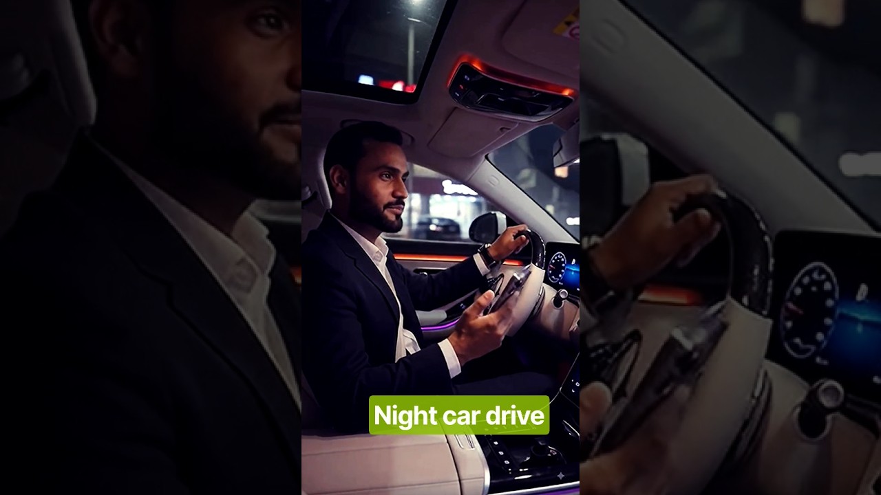 night car drive. YouTube per video kaise BMW car video kaise banaen। shots#trending#viral#bmw car