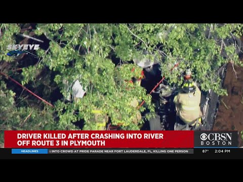 Driver Killed After Crashing Car Into River Off Route 3 In Plymouth