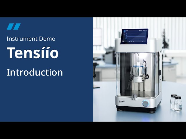 Tensíío - El tensiómetro de nueva generación para superficies líquidas y sólidas