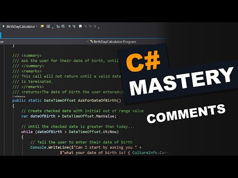 Comments C Mastery Course