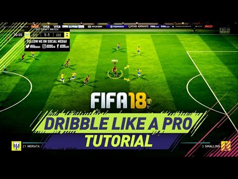 FIFA 18 NEW SKILL DRIBBLING TUTORIAL - THE SPEED DRIBBLING - HOW TO DRIBBLE LIKE A PRO!