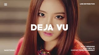 Download lagu SONAMOO (소나무) - Deja Vu | Line Distribution mp3