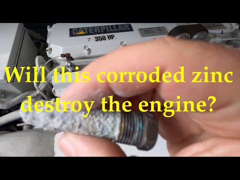 DIY - See how we replaced the engine anodes on our Caterpillar 3126 diesel engines