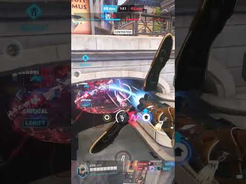 Turning a Close Teamfight With a Rez and Kill to Take the Lead 😊 #shorts #overwatch #mercy