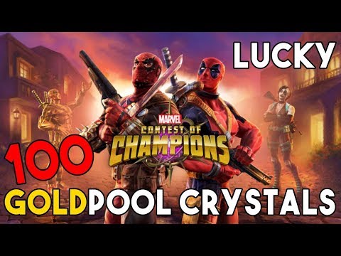 LUCKY 100x Pool's Gold Crystals - Marvel Contest of Champions