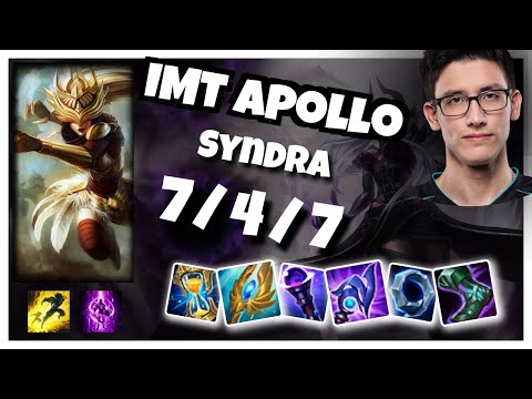 Syndra vs Tristana IMT Apollo MID (7/4/7) - v11.2