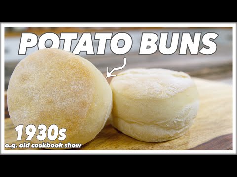 So Soft! So Easy! 1930's Potato Bun Recipe - Old Cookbook Show - Glen And Friends Cooking