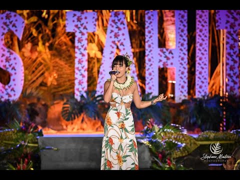"Purotu no te Hura" par Tinalei Tahiti au Gala Miss Tahiti 2021 (chanson de Teiva LC)