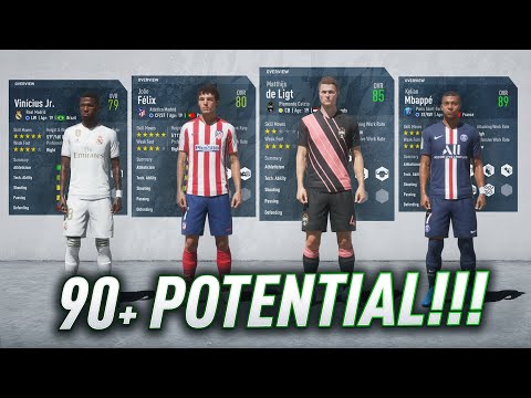FIFA 20 CAREER MODE - ALL PLAYERS WITH 90+ POTENTIAL!!!