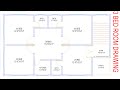 HOUSE PLAN DESIGN | EP 91 | 1100 SQUARE FEET 3 BEDROOMS HOUSE PLAN | LAYOUT PLAN
