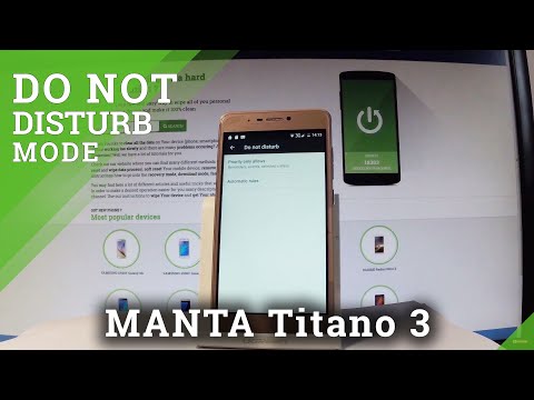 How to Set Up Do Not Disturb in MANTA Titano 3 - Enable Do Not Disturb
