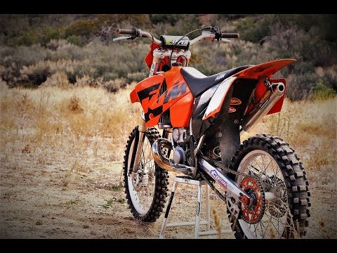 How to warm up 2 stroke dirt bike KTM 250sx - Beginners guide