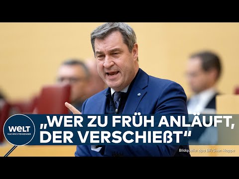 MARKUS SÖDER: Bayerns Ministerpräsident warnt vor voreiligen Festlegung von Kanzlerkandidat
