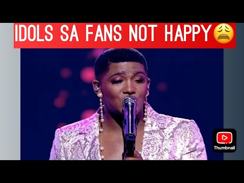 Idols SA Fans are not happy with Judges  FAVOURITISM OVER Envic