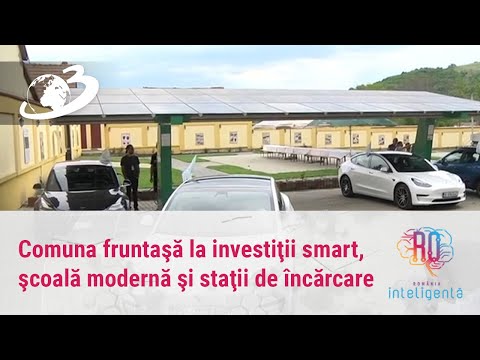 Comuna fruntaşă la investiţii smart, şcoală modernă şi staţii de încărcare