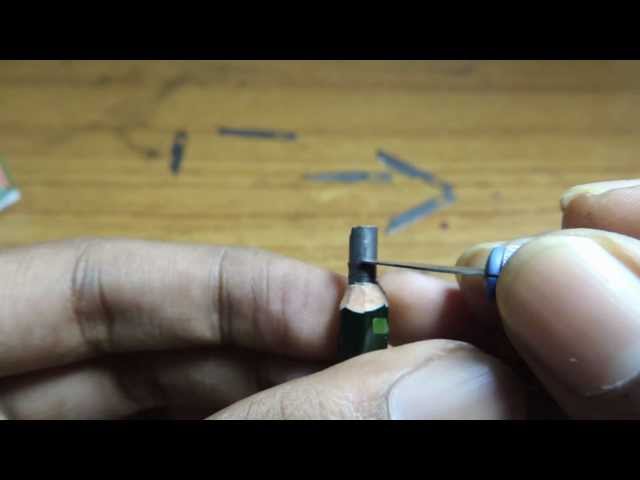 Pencil Sculpture Tutorial
