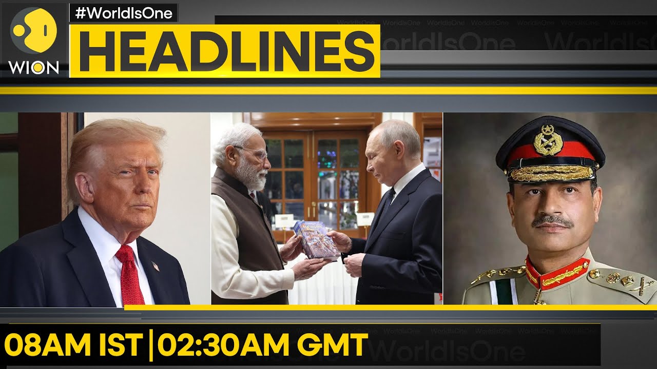 India-Russia Summit: Major Deals on Table | Trump Joins Rwanda, Congo in Peace Deal| WION Headlines