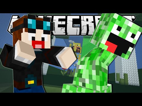 Minecraft | A CREEPER'S BUTT?! | Tall Dropper Custom Map #2