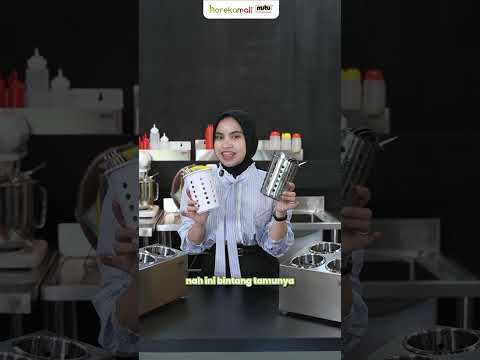 Holder Cutlery Stainless Silinder Tinggi Penataan Alat Makan | Mutu CBK-03 on Youtube