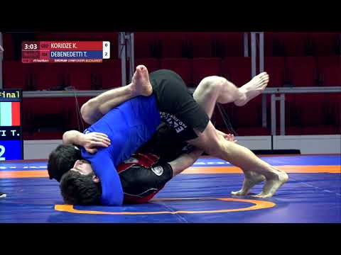 1/8 Men's GP No-Gi - 71 kg: K. KORIDZE (GEO) v. T. DEBENEDETTI (ITA)