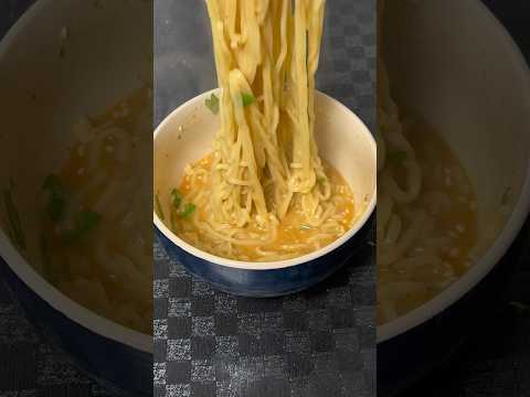 Add egg yolk in your ramen noodles!