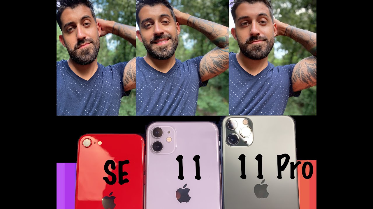 Apple iPhone Camera Test - iPhone SE vs 11 vs iPhone 11 Pro | Which iPhone has the best Camera?