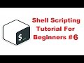 Shell Scripting Tutorial for Beginners 6 - File test operators