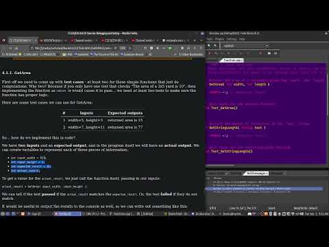 Writing basic Unit Tests - Object Oriented Programming with C++ (Rachel's Courses)