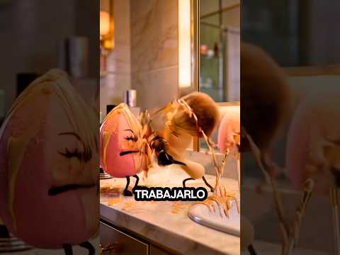 LA BASE LE FUE INFIEL A LA ESPONJA CON LA BROCHA 💀💄 #shorts