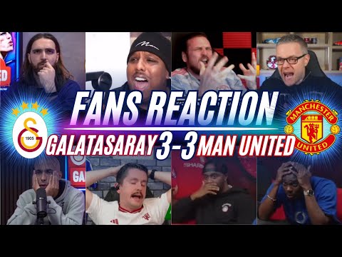 MAN UNITED FANS REACTION TO GALATASARAY 3-3 MAN UNITED | CHAMPIONS LEAGUE